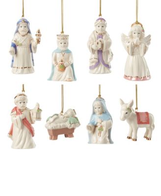 Набор украшений Lenox First Blessings Nativity 8 Piece Ornament Set