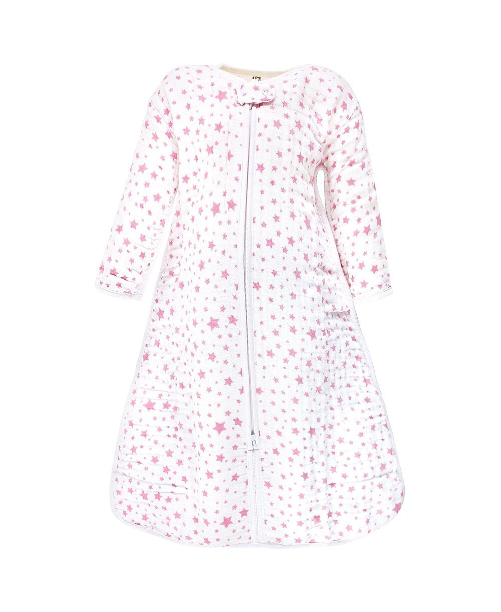 Hudson Baby Long Sleeve Muslin Sleeping Bag, Wearable Blanket, Sleep Sack