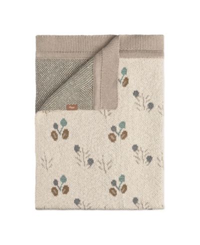 Детский хлопковый вязаный плед Crane Baby Avery Cotton Poppy