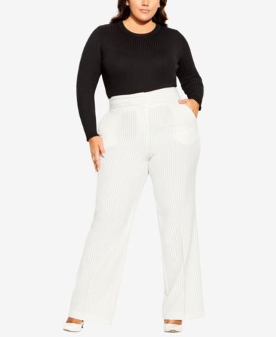 CITY CHIC Брюки Penelope с широкими штанинами, Plus Size