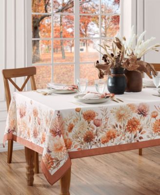 Elrene Прямоугольная скатерть Autumn Blooms 60" x 84"