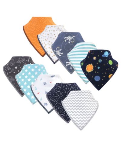 Набор нагрудников Hudson Baby 10-Piece Pleated Bandana
