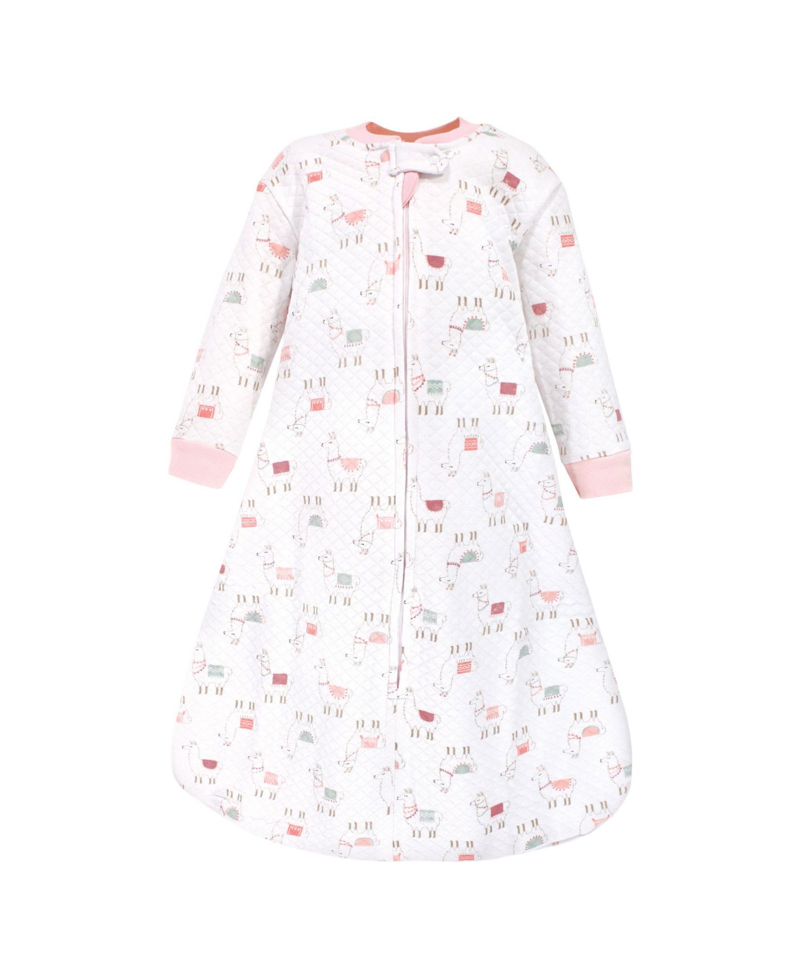 Hudson Baby Baby Girls Hudson Premium Quilted Long Sleeve Sleeping Bag and Wearable Blanket
