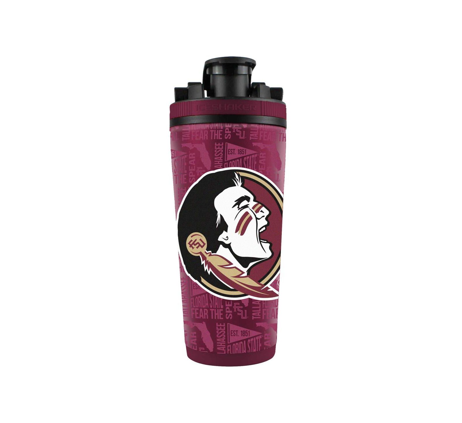 Ice Shaker бутылка для льда Florida State Seminoles 26oz. 4D из нержавеющей стали