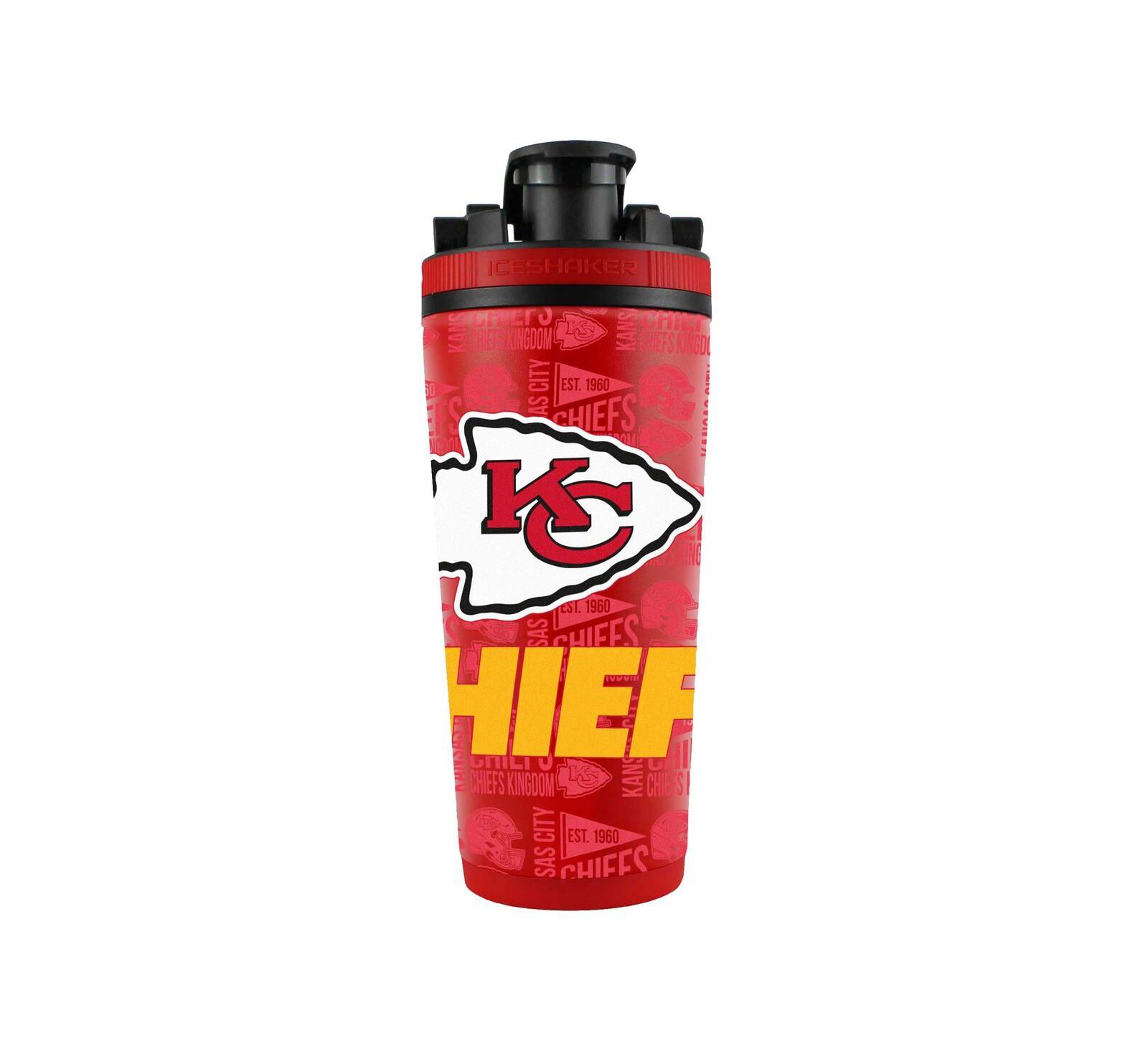 Ice Shaker бутылка для коктейлей 26oz. 4D Stainless Steel Kansas City Chiefs