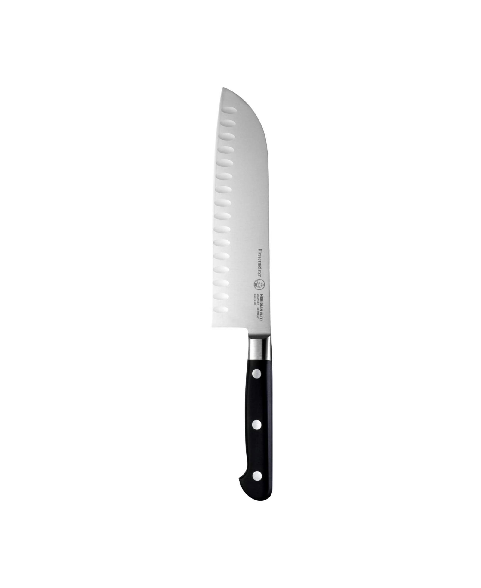 Нож Santoku Messermeister Meridian Elite Kullenschliff, 7"