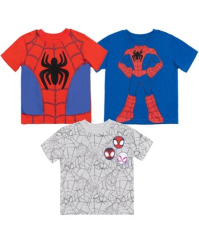 Комплект из 3 футболок Spidey and His Amazing Friends Marvel Avengers для малышей