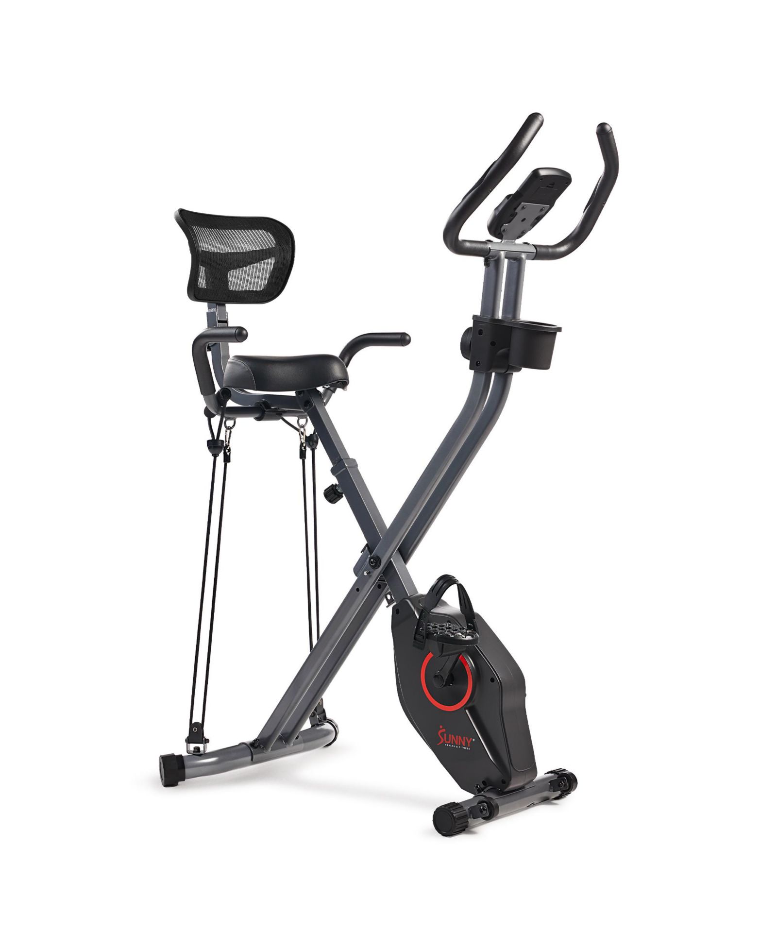 Sunny Health & Fitness Магнитный велотренажер X-Bike Pro складной
