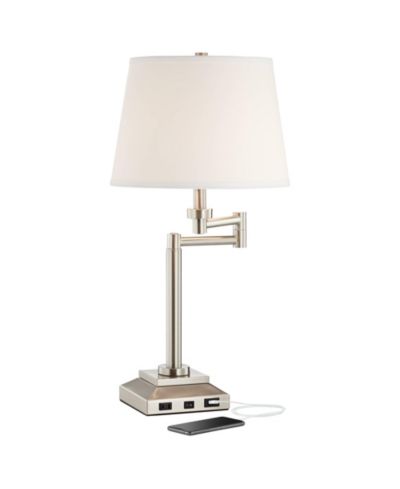 Настольная лампа 360 Lighting Camber Modern, сталь с USB и розеткой, 29"