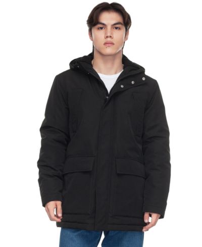 Rokka&Rolla Men's Ultimate Winter Parka with Fleece-Lined Hood
