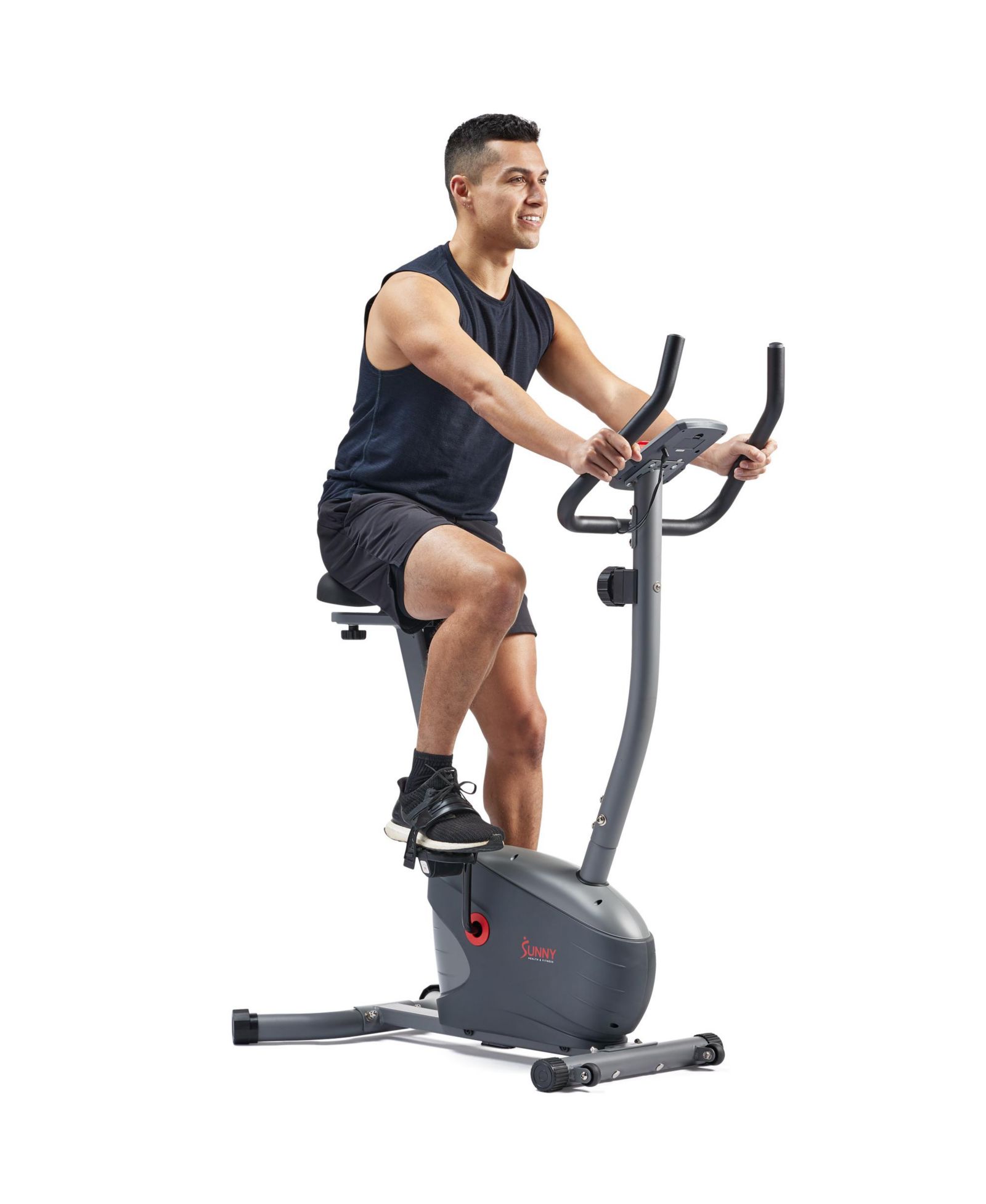 Sunny Health & Fitness Performance Smart Upright Exercise Bike