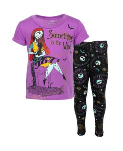 Nightmare Before Christmas Toddler Girls Halloween 2-Piece T-Shirt and Leggings Set