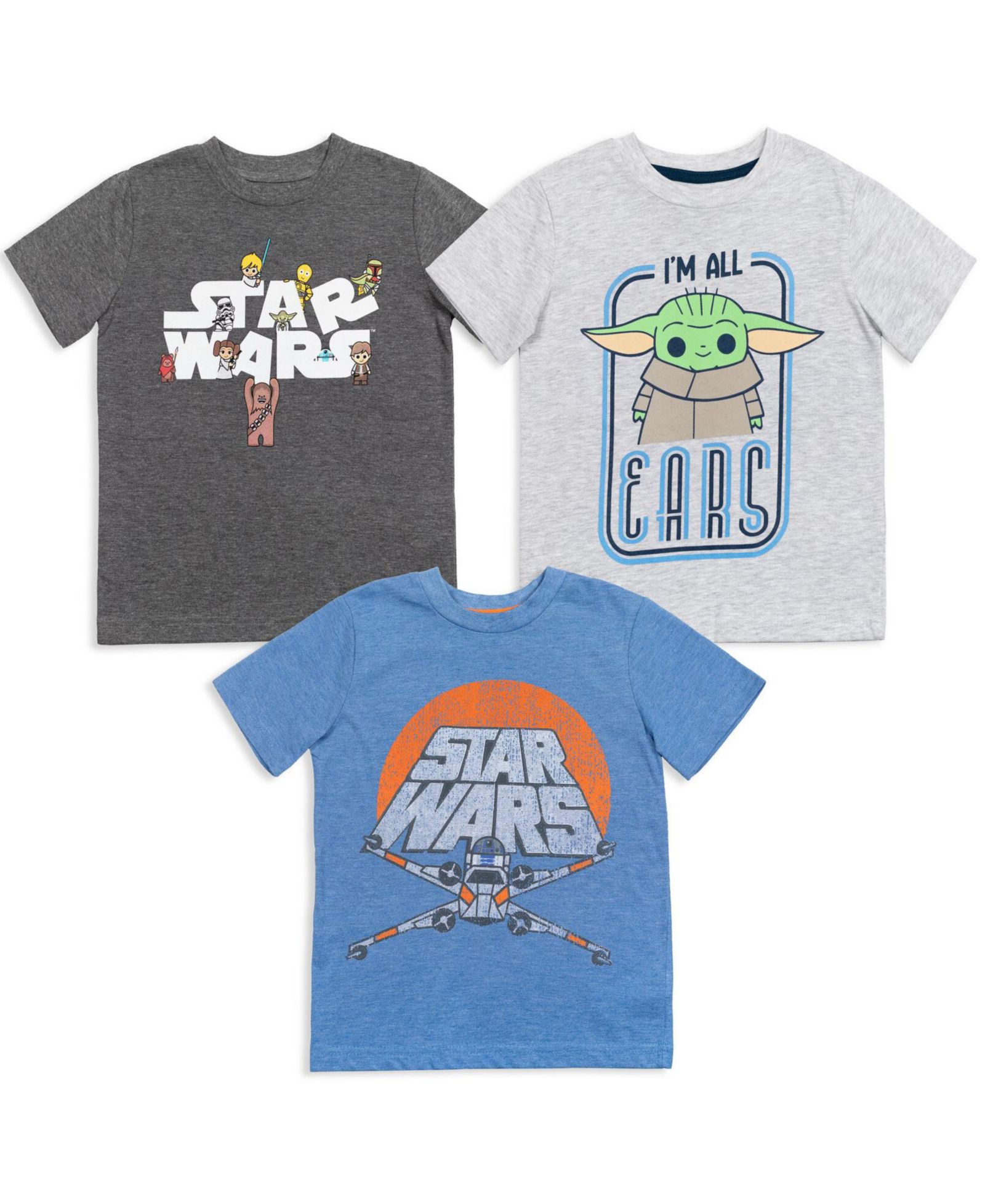 Детские футболки Star Wars The Mandalorian, 3 шт