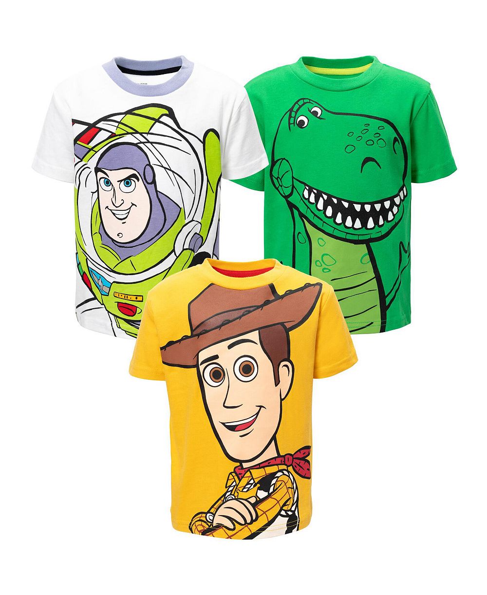 набор из 3 футболок с коротким рукавом для мальчиков (6-12 лет) по мотивам toy story