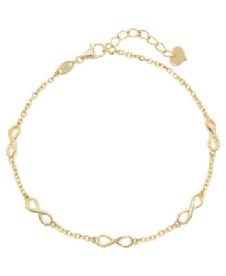 DEVATA Infinity Chain Bracelet in 14K Gold