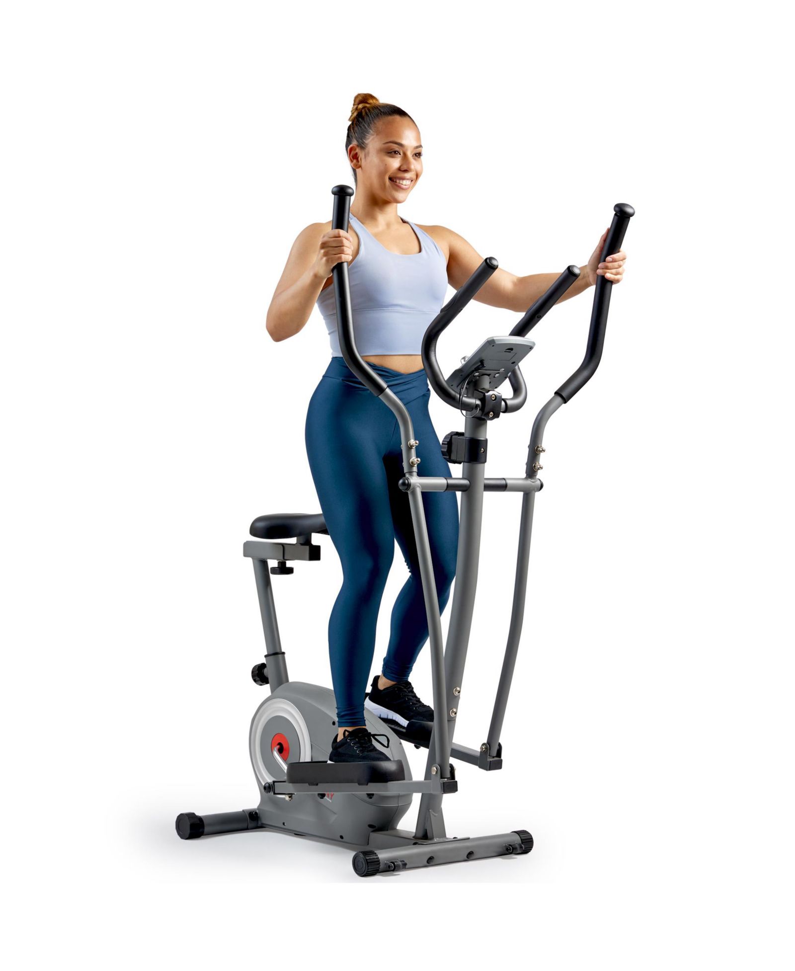 Sunny Health & Fitness Smart Compact Sit and Stand Elliptical