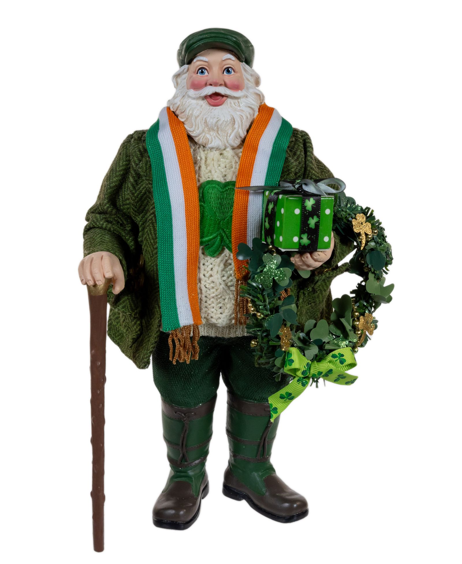 Музыкальная фигурка Kurt Adler Fabriché Irish Santa