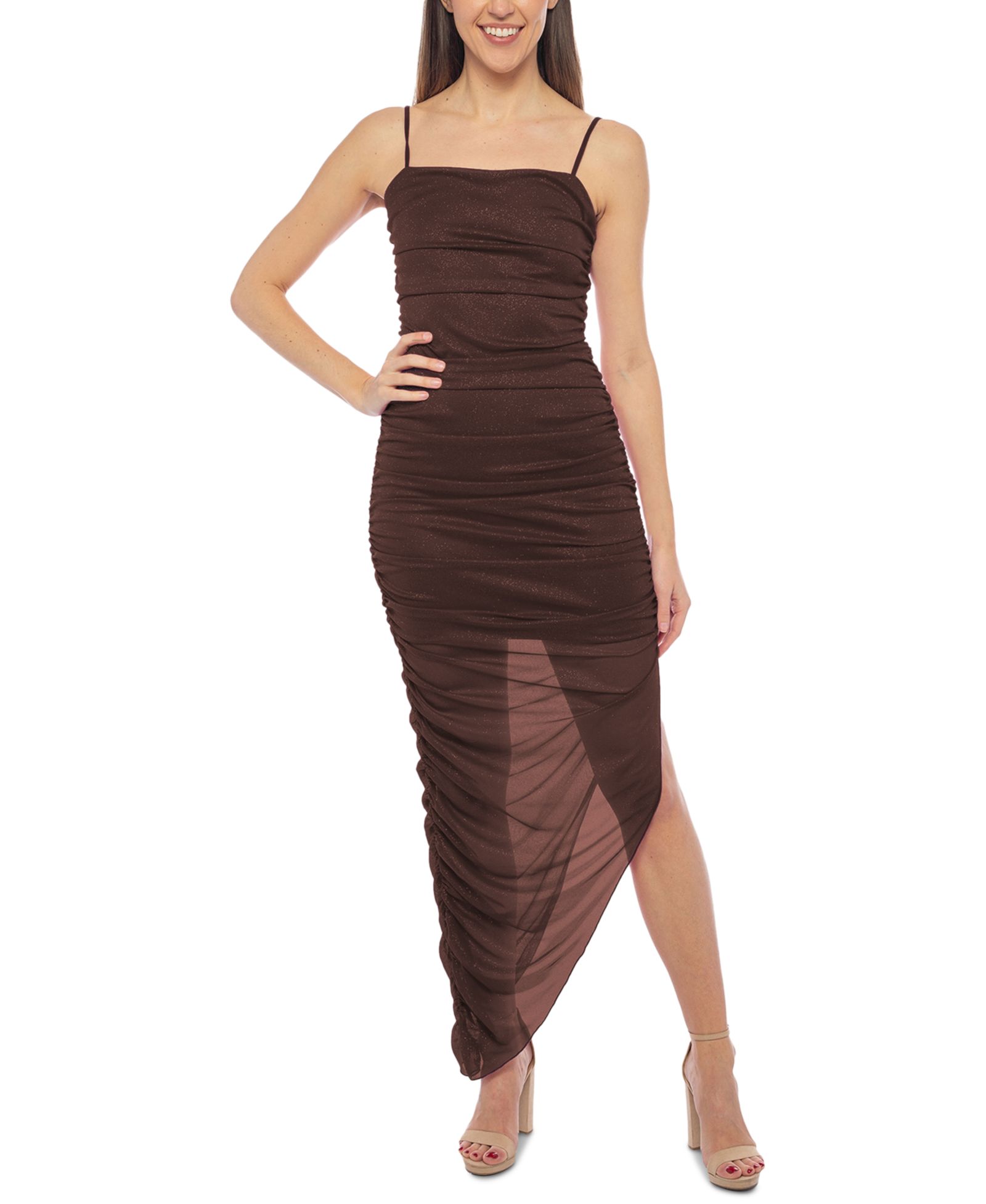 Детское облегающее платье Jump Juniors' Glitter Bodycon Asymmetrical-Hem