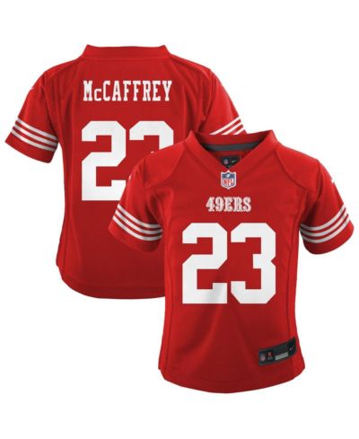 Детская игровая джерси Nike Christian McCaffrey Scarlet San Francisco 49ers