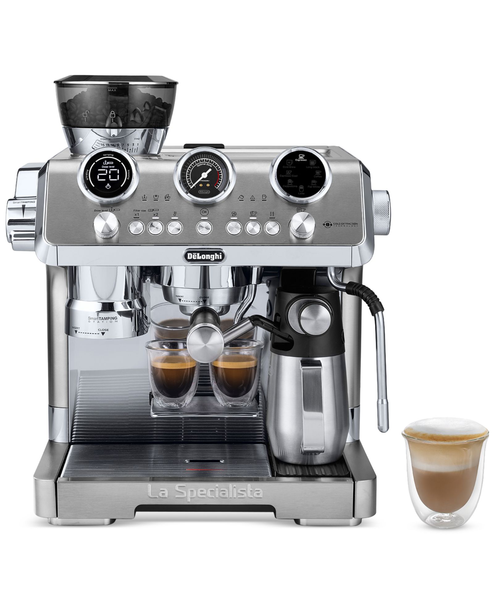 De'Longhi La Specialista Maestro Espresso Machine with Cold Brew & Espresso