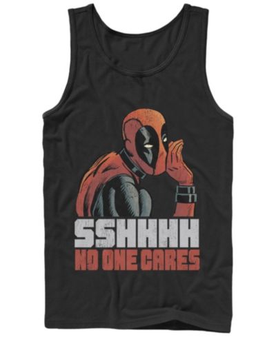 Fifth Sun Men's Marvel Deadpool No One Cares Tank