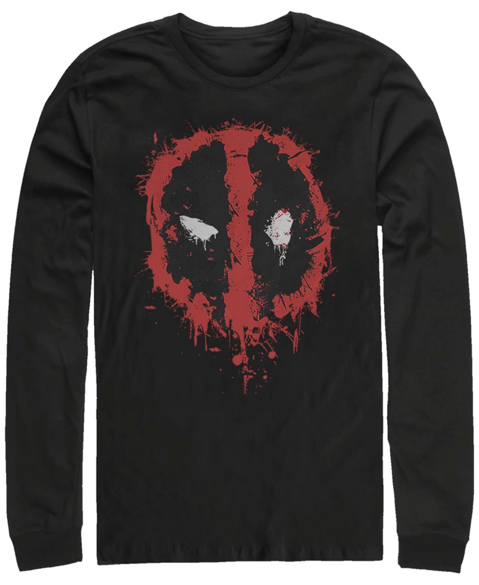 Мужская футболка Fifth Sun с длинным рукавом и принтом Deadpool Splatter Icon