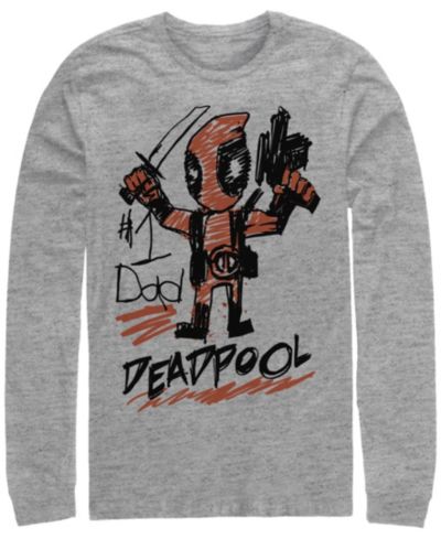 Fifth Sun Мужское худи Deadpool Dad Long Sleeve