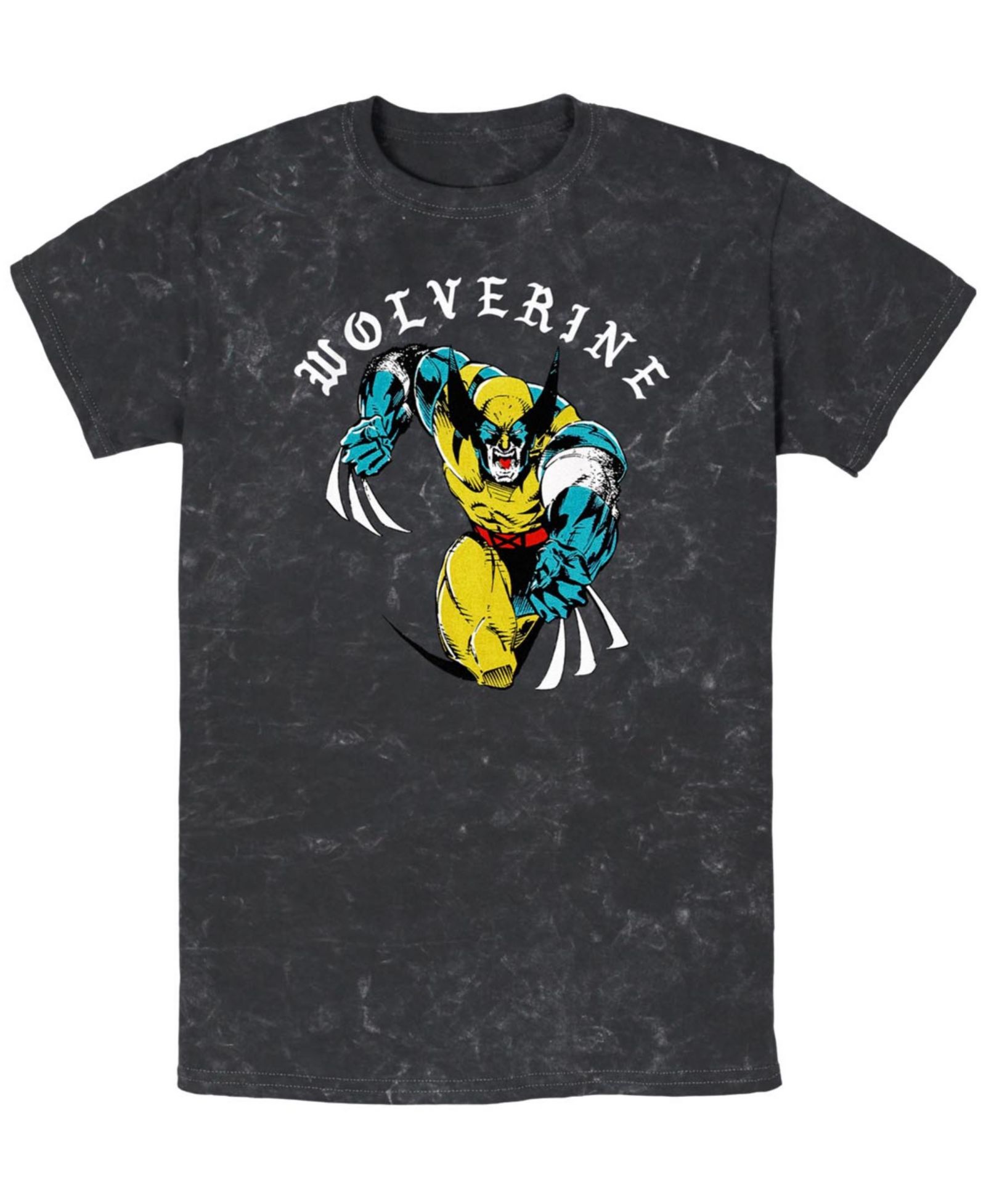 Fifth Sun Men's Marvel Wolverine Homeslice Short Sleeve Mineral Wash Tee