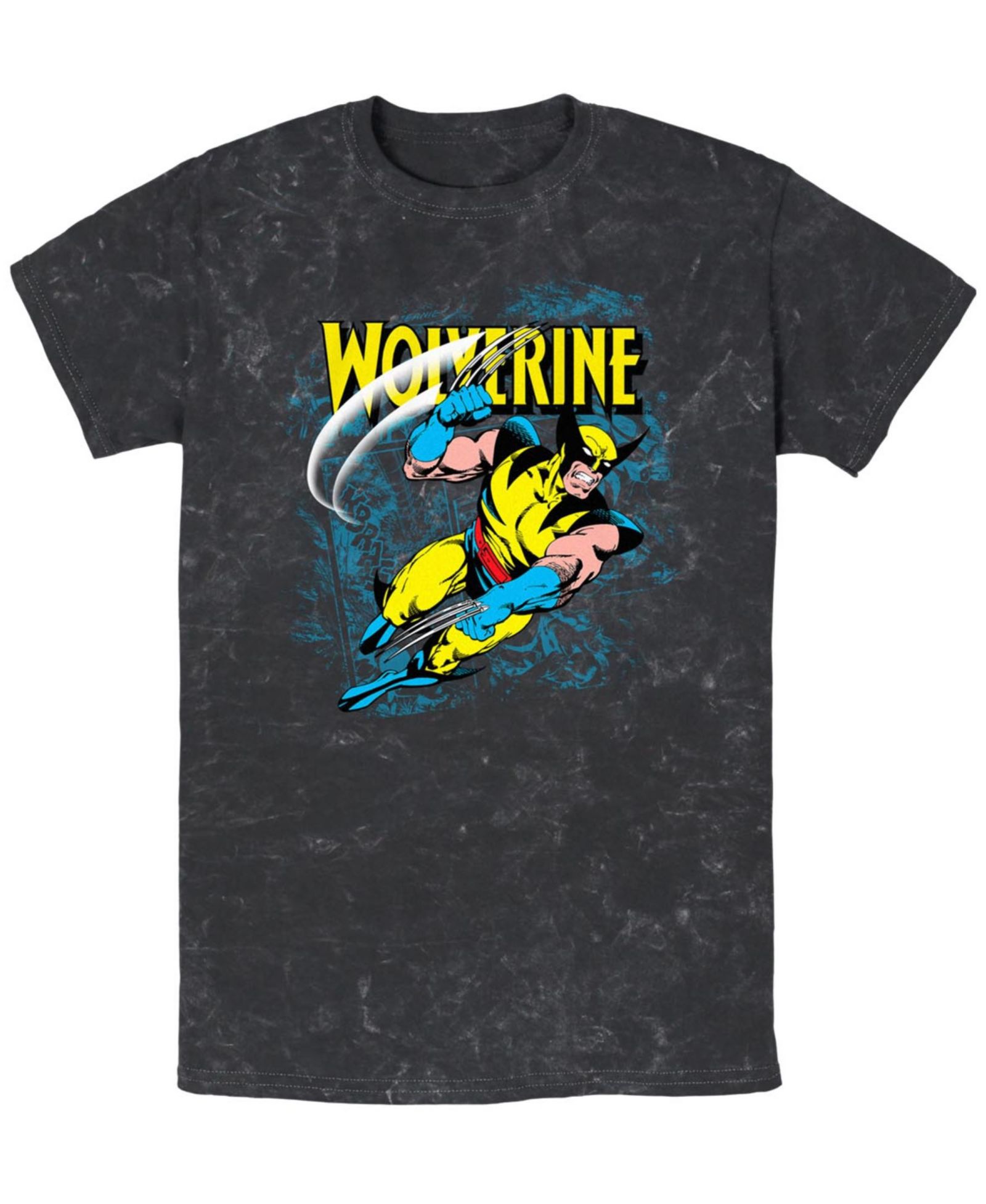 Fifth Sun Men's Comic Wolf Short Sleeve Mineral Wash Tee