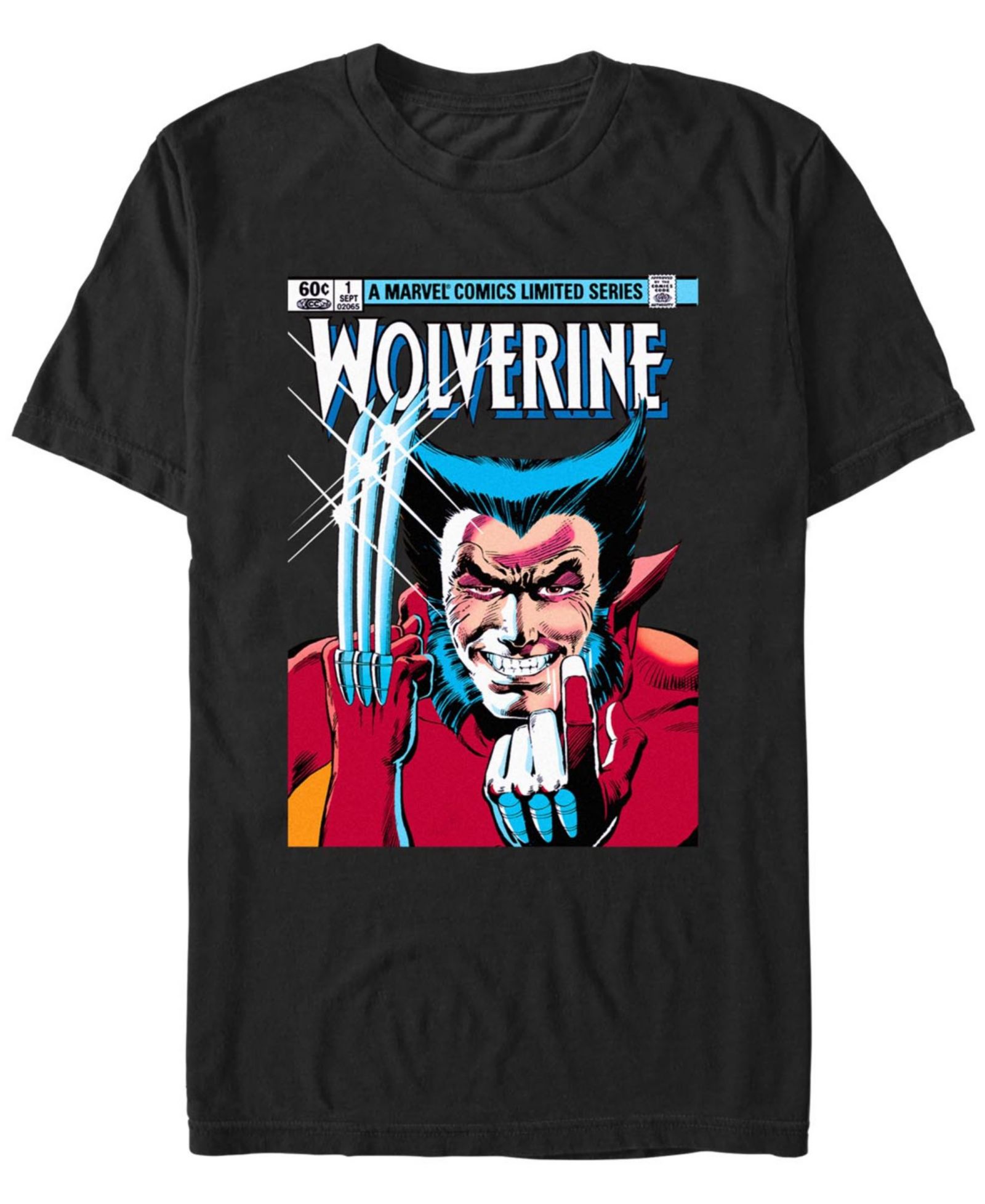 Fifth Sun Men's MVL Wolverine 1st Issue Short Sleeve T-Shirt