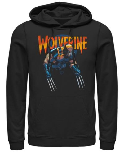 Fifth Sun Men's Dark Wolverine Hoodie Fleece Pullover