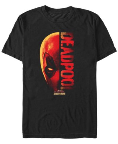 Fifth Sun Men's Half Deadpool Short Sleeve T-Shirt