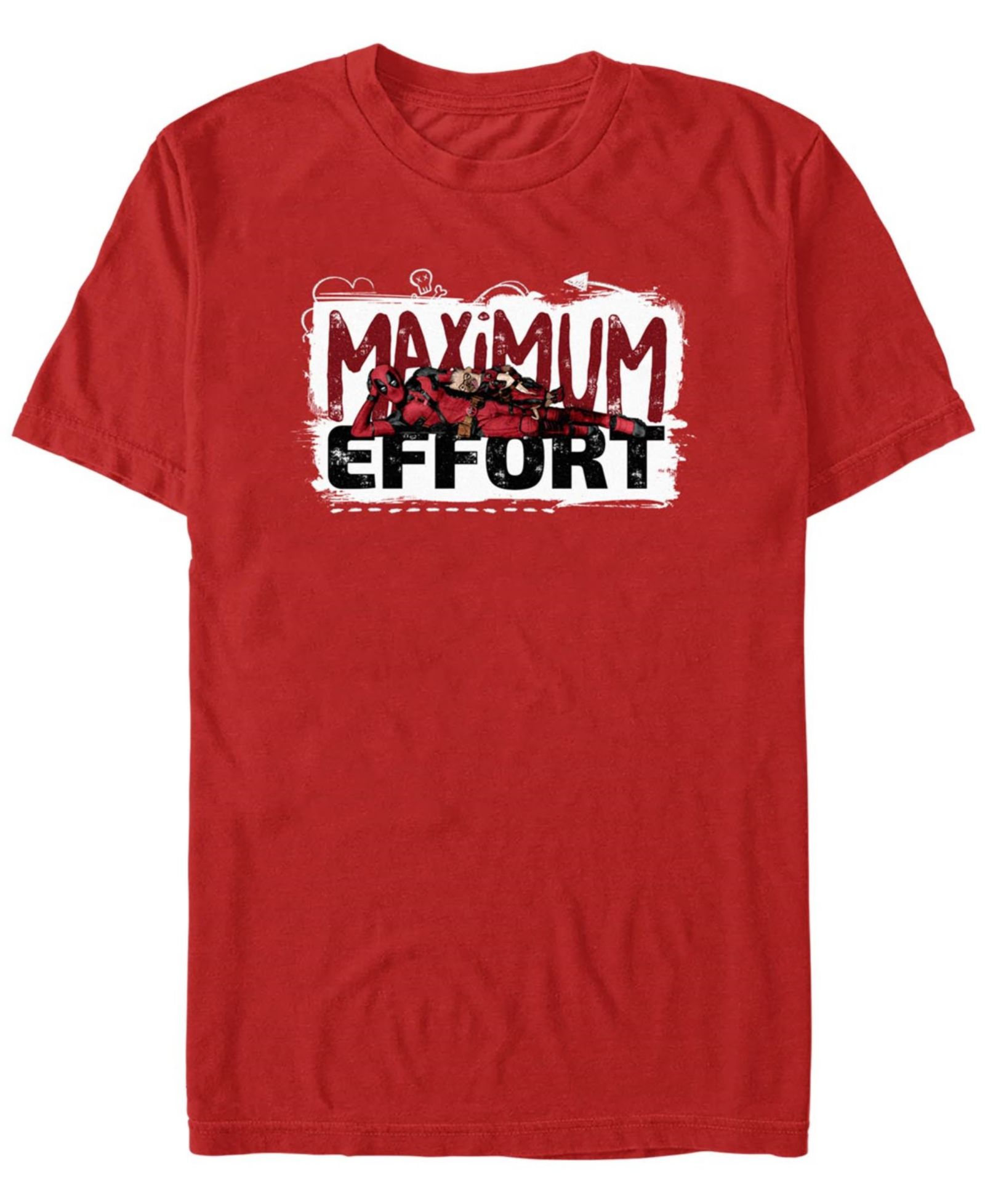 Fifth Sun Men's Maximum Effort Deadpool Dogpool Short Sleeve T-Shirt