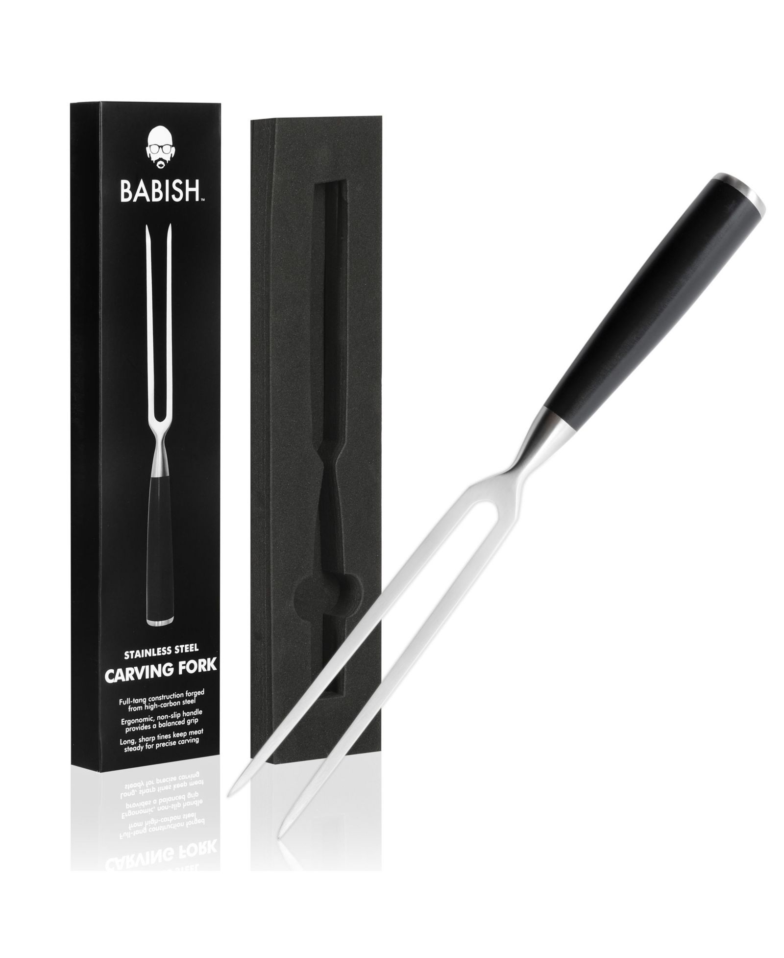 Вилка для срезания мяса Babish High-Carbon 1.4116 German Steel 6.5"