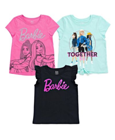 Barbie Детские футболки, набор из 3 шт.