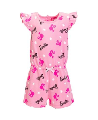 Barbie Girls French Terry Sleeveless Romper