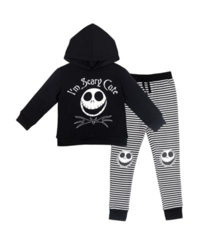 Nightmare Before Christmas комплект худи и брюк из флиса для малышей Jack Skellington