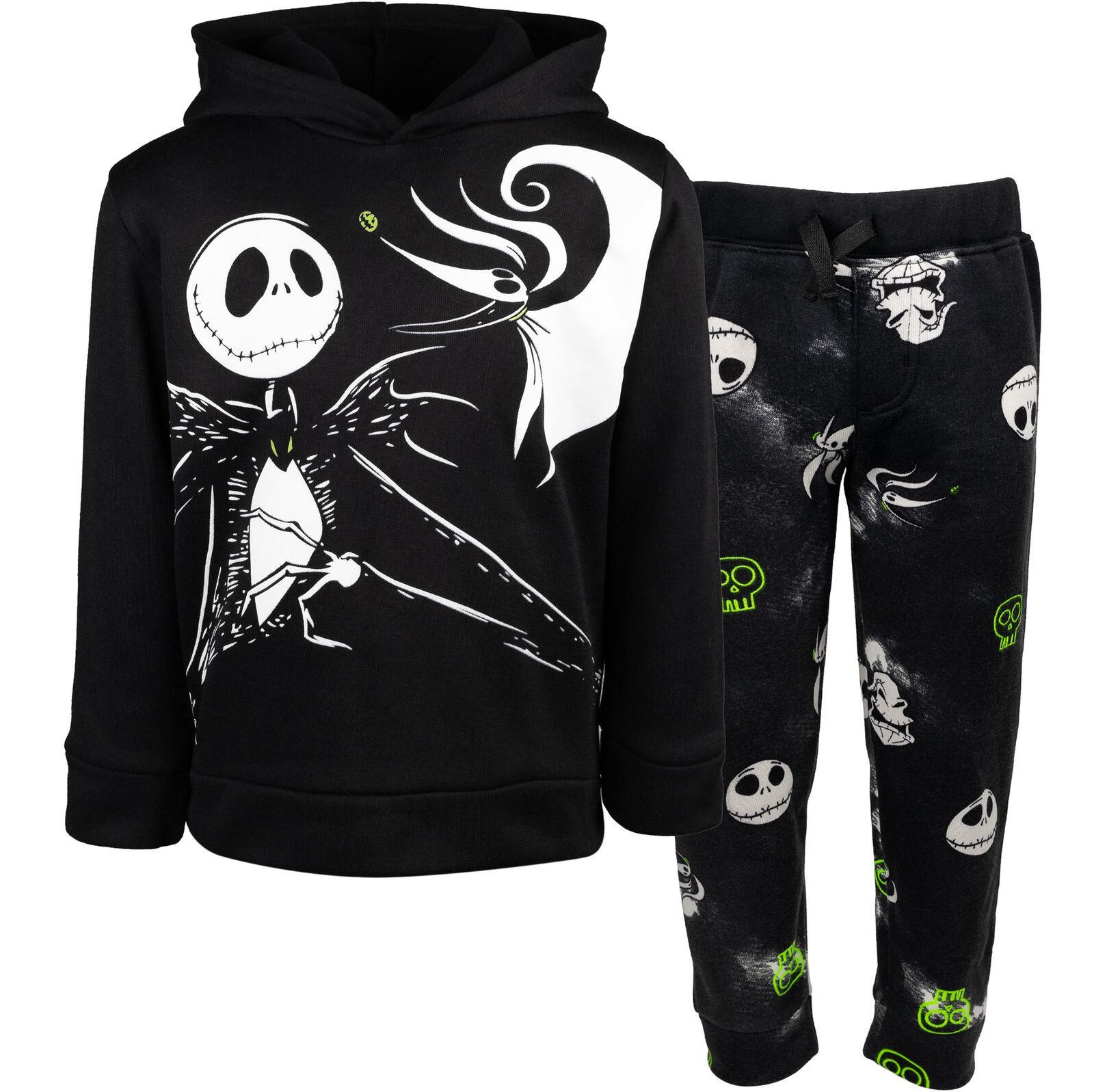Комплект Nightmare Before Christmas для малышей: флисовое худи и брюки Jack Skellington