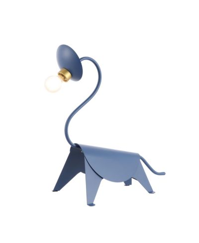 Детская лампа Bradley 16" Modern Industrial Iron Brachiosaurus LED, Blue