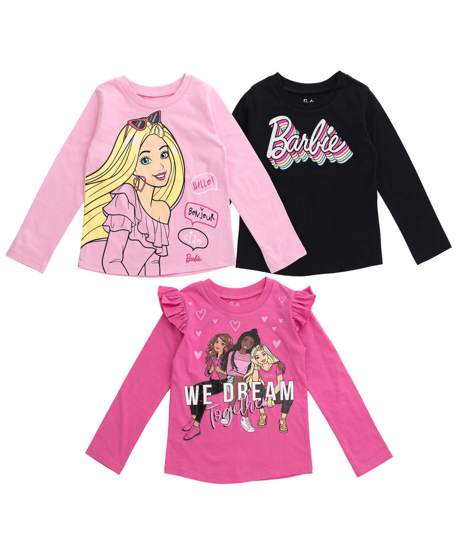 Футболки Barbie Little Girls 3 шт