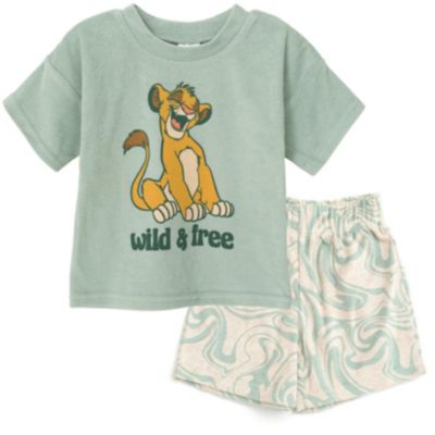 Lion King Little Boys T-Shirt and Shorts Outfit Set