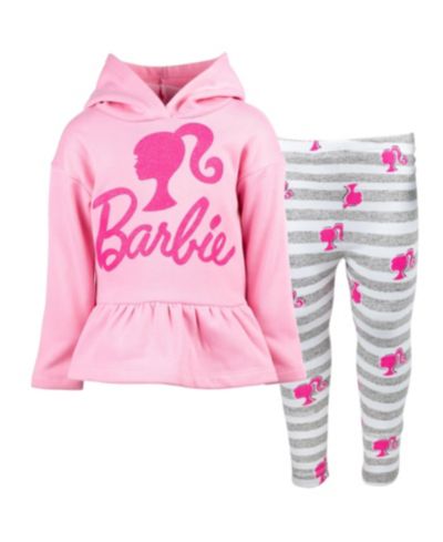 Barbie комплект из флисовой толстовки и леггинсов для девочек