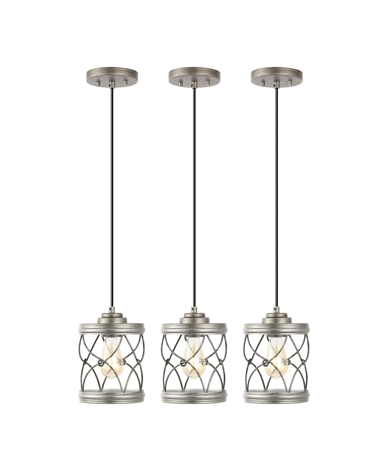 Подвесной LED-светильник JONATHAN Y Marelle 6.5'' в индустриальном стиле с железным декором