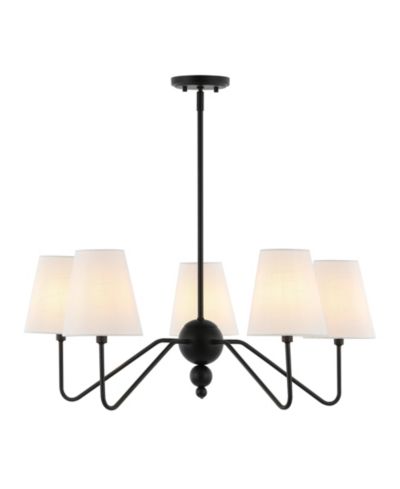 Люстра Skylar 32" 5-Light Classic Minimalist Iron Inverted Gourd LED Black