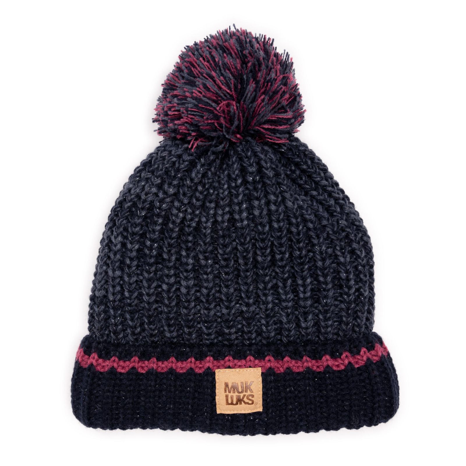 Muk Luks Women's Marled Chunky Stitch Hat