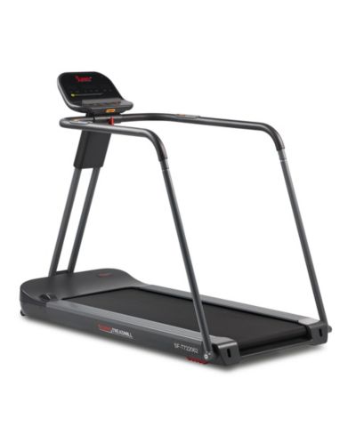 Sunny Health & Fitness Endurance Cardio Running Walking Treadmill with Extended Safety Handrails,Low Wide Deck and SunnyFit App Bluetooth Connectivity