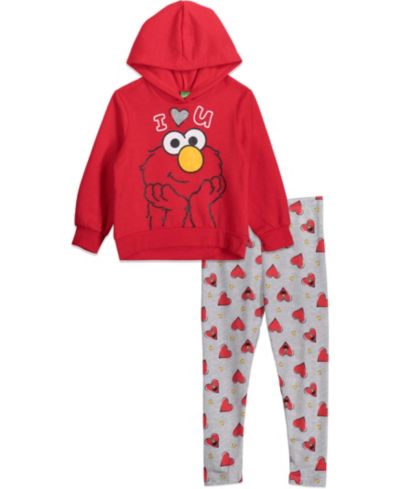 Sesame Street Комплект из худи и леггинсов из флиса Rainbow для младенцев и малышей