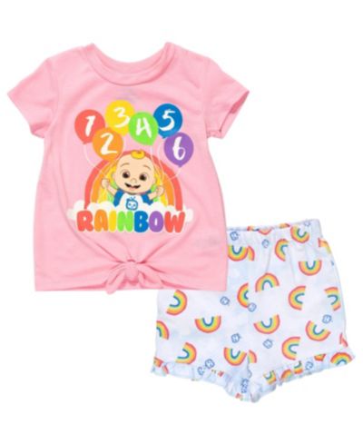 Комплект футболка и шорты CoComelon Toddler Girls JJ