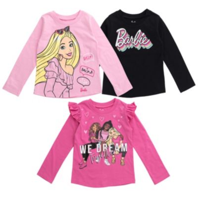 Комплект футболок Barbie Toddler Girls 3 Pack