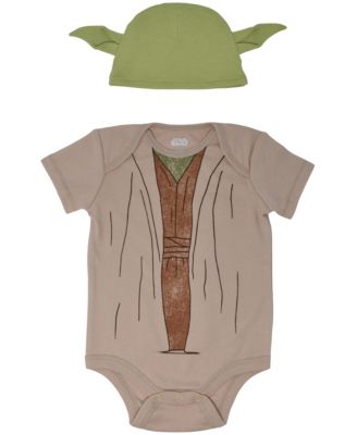 Star Wars Baby Boys boy(Newborn - 24months) Costume Bodysuit and Hat Set